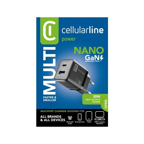 cellularline Ladegerät Kommunikationstechnik Multipower Micro 30 W