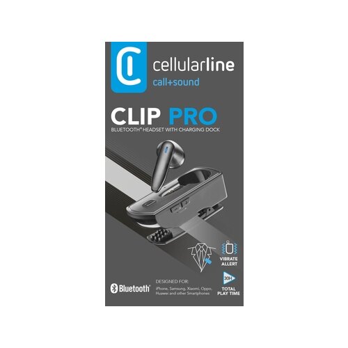 cellularline Headset CLIP PRO In-Ear mit Bluetooth