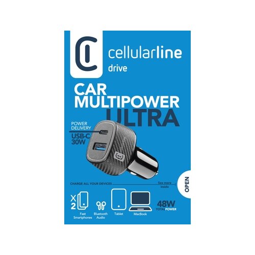 cellularline Kfz-Ladegerät CAR MULTIPOWER ULTRA