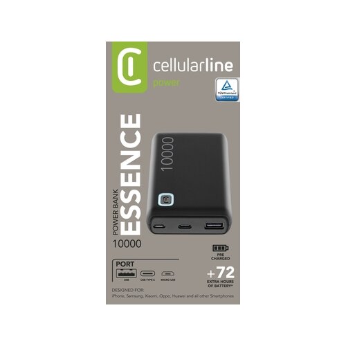 cellularline Powerbank ESSENCE schwarz