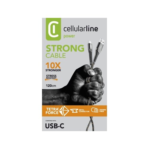 cellularline USB-Kabel Tetra Force 1,2 m