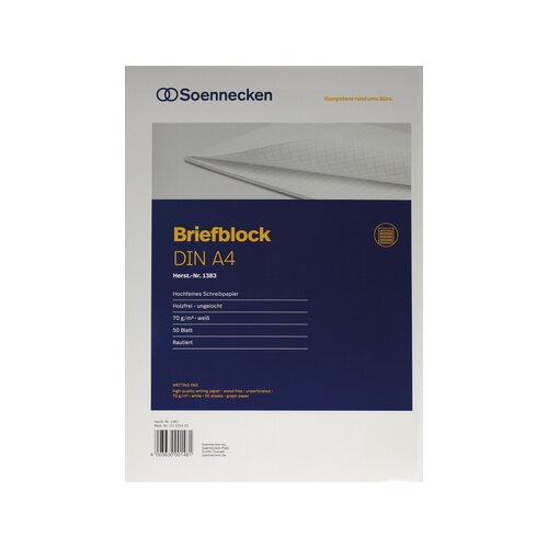 Soennecken Briefblock DIN A4