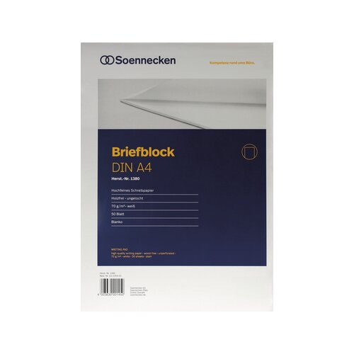 Soennecken Briefblock DIN A4