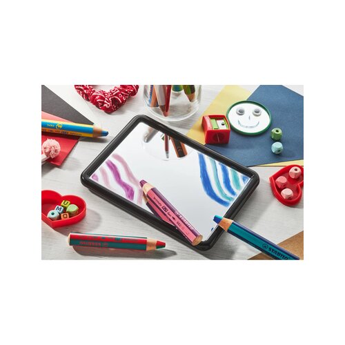 STABILO® Buntstift woody 3 in 1 duo inkl. Spitzer 5 St./Pack.