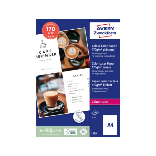 Avery Zweckform Farblaserpapier Business 170 g/m²