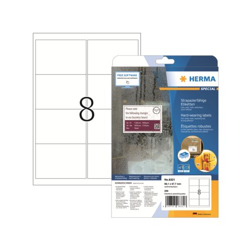 HERMA Adressetikett 99,1 x 67,7 mm (B x H)