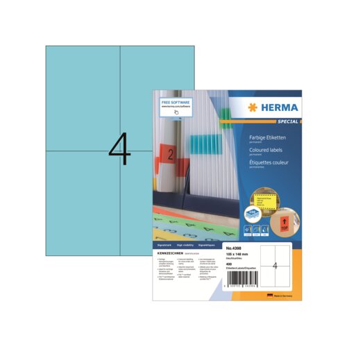HERMA Universaletikett 105 x 148 mm (B x H)