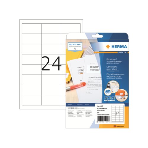 HERMA Universaletikett SPECIAL 64,6 x 33,8 mm (B x H)