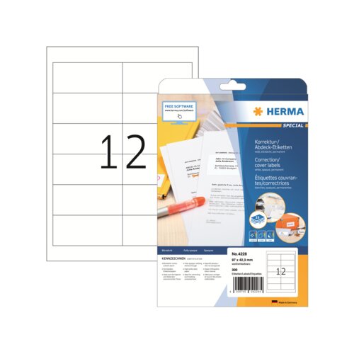 HERMA Universaletikett SPECIAL 97 x 42,3 mm (B x H)