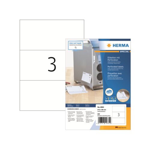 HERMA Universaletikett SPECIAL 210 x 99 mm (B x H)