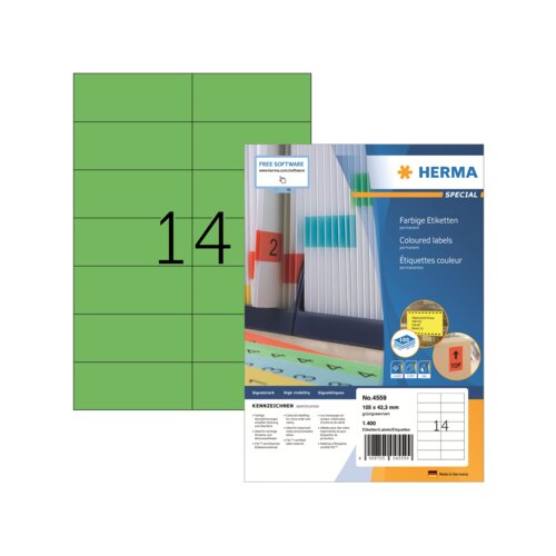 HERMA Universaletikett SPECIAL 105 x 42,3 mm (B x H)