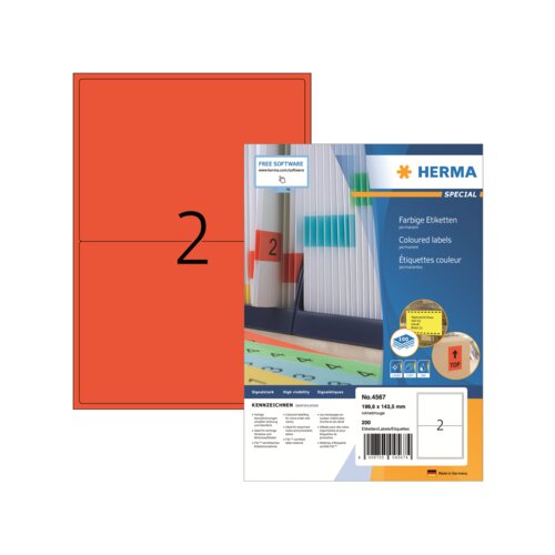 HERMA Universaletikett SPECIAL 199,6 x 143,5 mm (B x H)