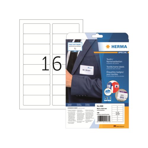 HERMA Namensetikett 88,9 x 33,8 mm (B x H)