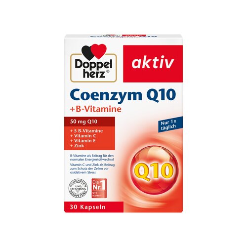Doppelherz Nahrungsergänzungsmittel aktiv Coenzym Q10 + B-Vitamine