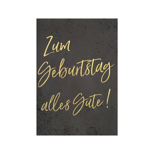 Perleberg Faltkarte Zum Geburtstag alles gute!