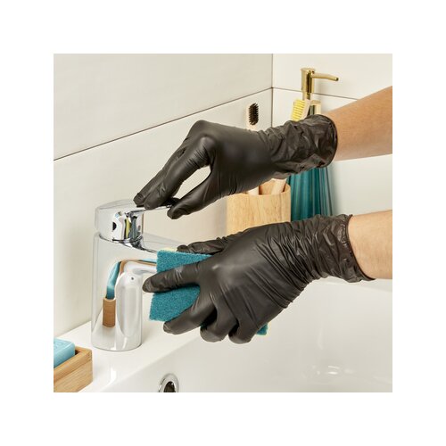 Spontex Einweghandschuhe Black Protect