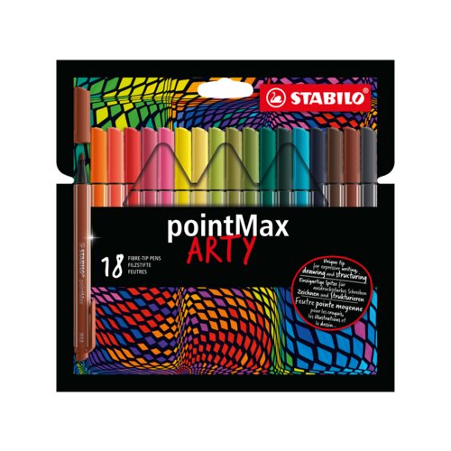 STABILO® Fasermaler pointMax ARTY 24 St./Pack.