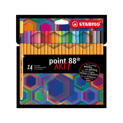 STABILO® Fineliner point 88® ARTY 24 St./Pack.