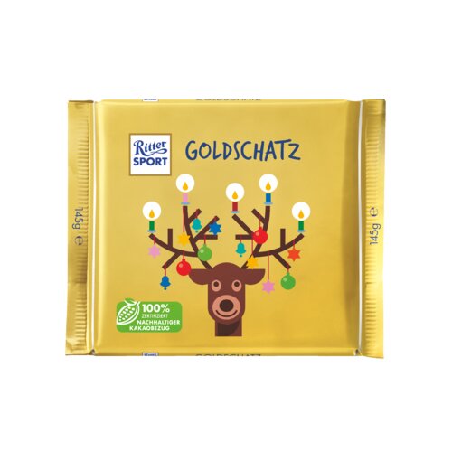 Ritter Sport Schokolade Goldschatz 145 g