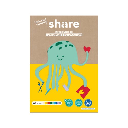share Bastelblock DIN A5