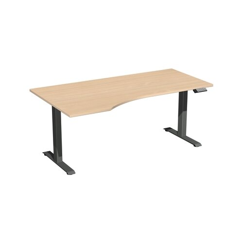 Geramöbel Schreibtisch Elevate Basic buche anthrazit