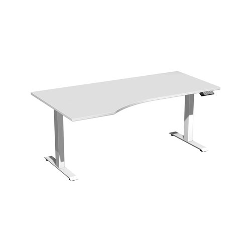 Geramöbel Schreibtisch Elevate Basic lichtgrau weiß