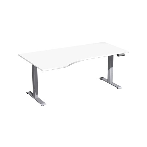 Geramöbel Schreibtisch Elevate Basic weiß silber