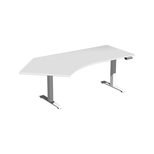Geramöbel Schreibtisch Elevate Basic lichtgrau weiß