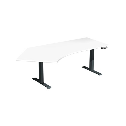 Geramöbel Schreibtisch Elevate Plus weiß anthrazit