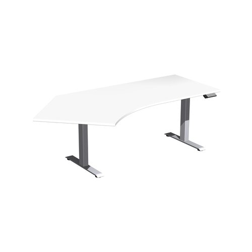 Geramöbel Schreibtisch Elevate Basic weiß silber