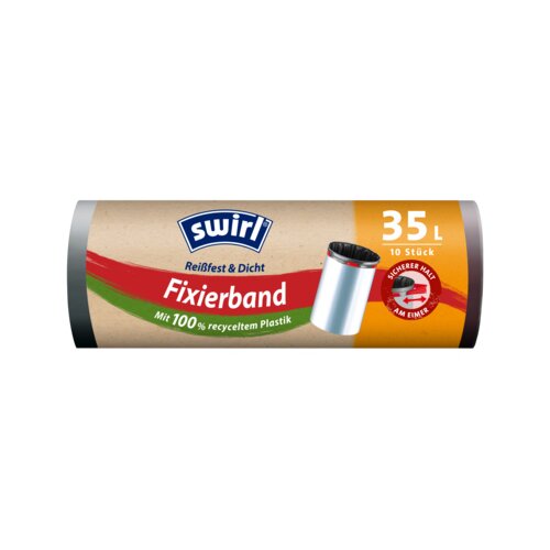 Swirl Müllbeutel Fixierband 35 l