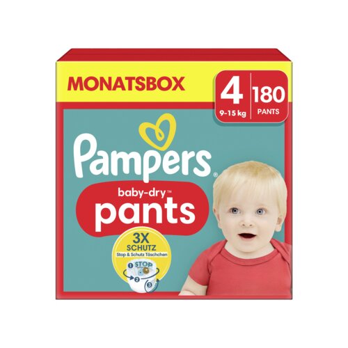 Pampers Windeln Baby Dry Pants 4 (9-15 kg)