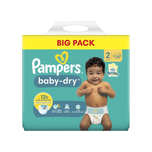 Pampers Windeln Baby Dry 2 (4-8 kg)
