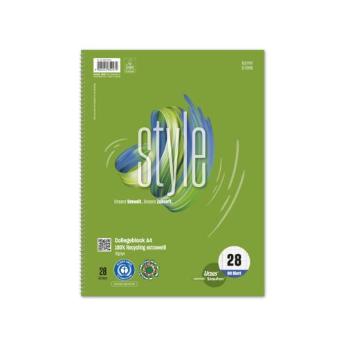 Staufen Collegeblock Style DIN A4 28 80 Bl.