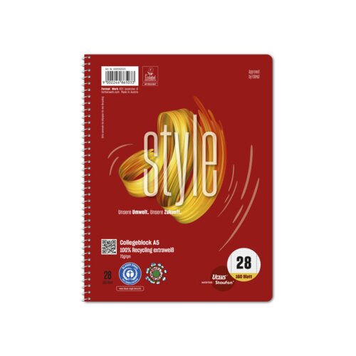 Staufen Collegeblock Style DIN A5 160 Bl.