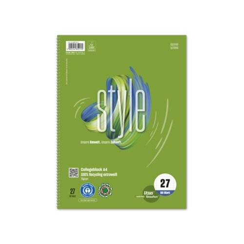 Staufen Collegeblock Style DIN A4 27 80 Bl.