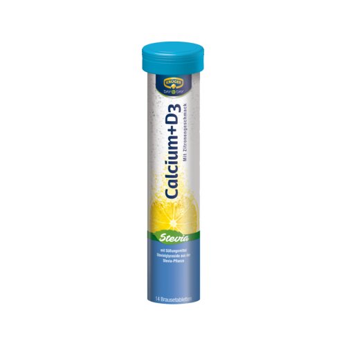 KRÜGER DAY by DAY Nahrungsergänzungsmittel Calcium+D3 Brausetablette