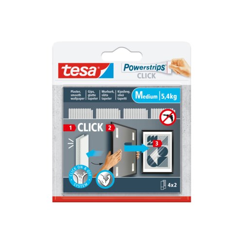 tesa® Klebepad Powerstrips® Click Medium