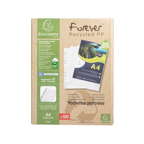 Exacompta Prospekthülle Forever® DIN A4 100 St./Pack.