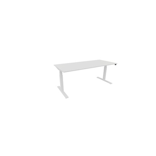 NowyStyl Schreibtisch eModel 3.0 1.800 x 650-1.310 x 800 mm (B x H x T) weiß