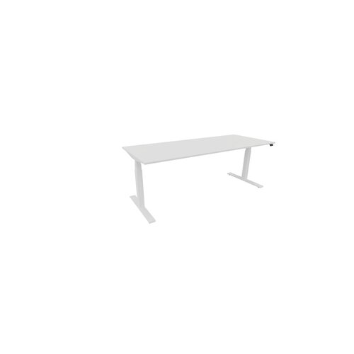 NowyStyl Schreibtisch eModel 3.0 2.000 x 650-1.310 x 800 mm (B x H x T) weiß