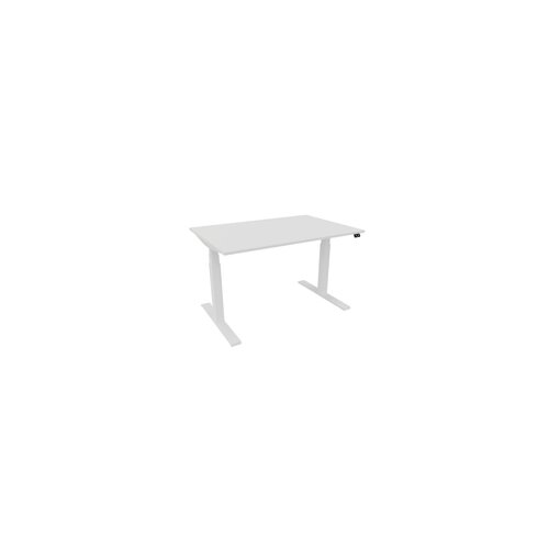 NowyStyl Schreibtisch eModel 3.0 1.200 x 650-1.310 x 800 mm (B x H x T) weiß