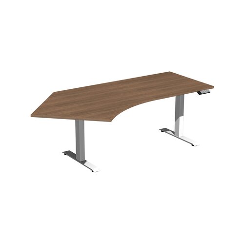 Geramöbel Schreibtisch Elevate Basic nussbaum weiß