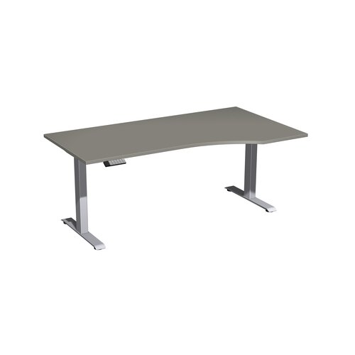 Geramöbel Schreibtisch Elevate Plus onyx silber