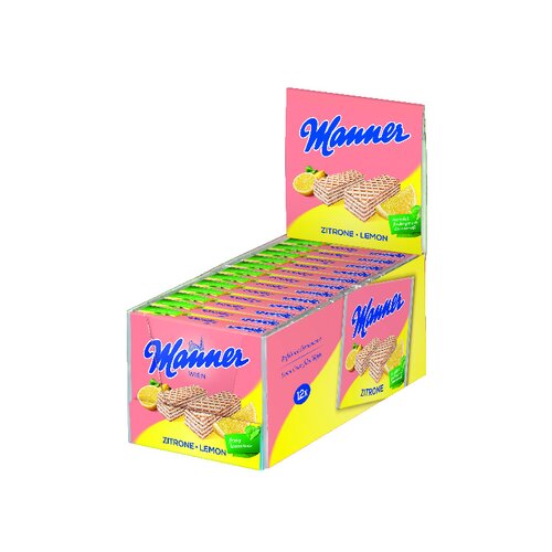 Manner Gebäck Schnitten Zitrone