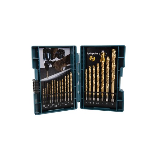 Makita® Bohrersatz Longlife HSS TiN 19 Teile