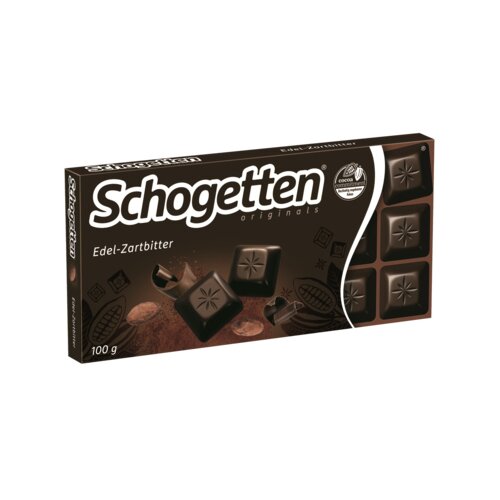 Schogetten Schokolade 100 g/Pack. Edel-Zartbitter