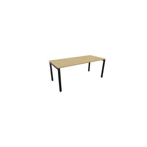 NowyStyl Schreibtisch 1.800 x 640-860 x 800 mm (B x H x T) schwarz