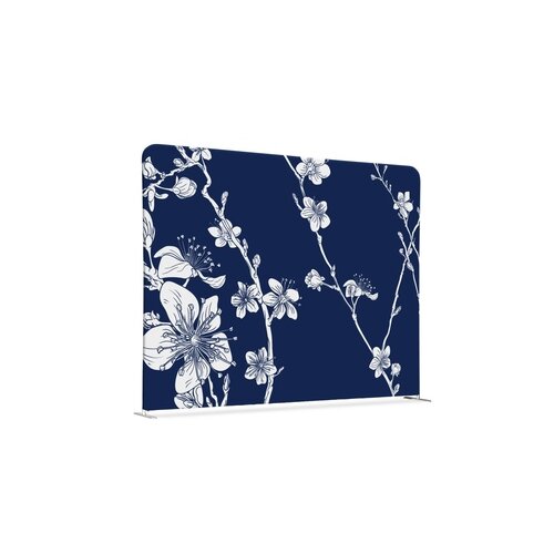 Showdown® Displays Trennwand Abstrakte Japanische Kirschblüte 150 x 150 x 45 cm (B x H x T)