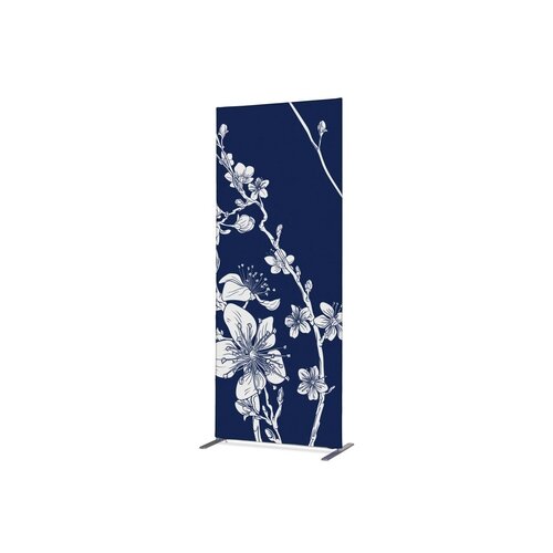 Showdown® Displays Trennwand Abstrakte Japanische Kirschblüte 85 x 200 x 45 cm (B x H x T)